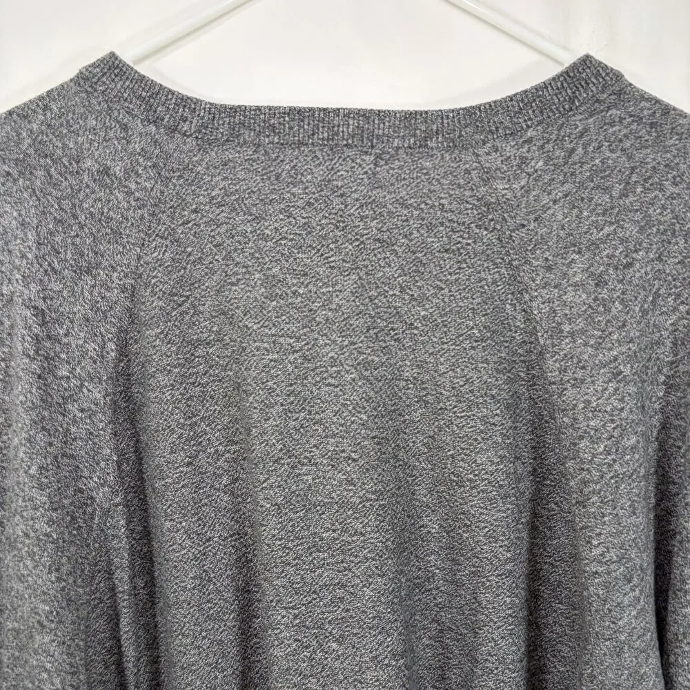 Banana Republic Organic Cotton Crewneck Sweater Mens Size XL Gray Pullover